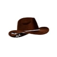 thumbnail image 1 of Kids Girls Boys Bling Rhinestone Western Cowgirl Hat Sparkly Star Disco Cowboy Hat,One Size, 1 of 4