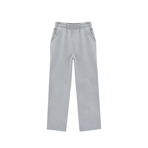 Kids Girls Boys Jogger Sweatpants Elastic Waist Relaxed Fit Casual Pants with Pockets Boys Solid Pants Grey Boys School Pants Boys Active Pants Size 9-10 Years