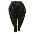 thumbnail image 1 of Kids Girls Boys Metallic Harem Dance Pants Loose Fit For Modern Hip Hop Street Dancewear, 1 of 6