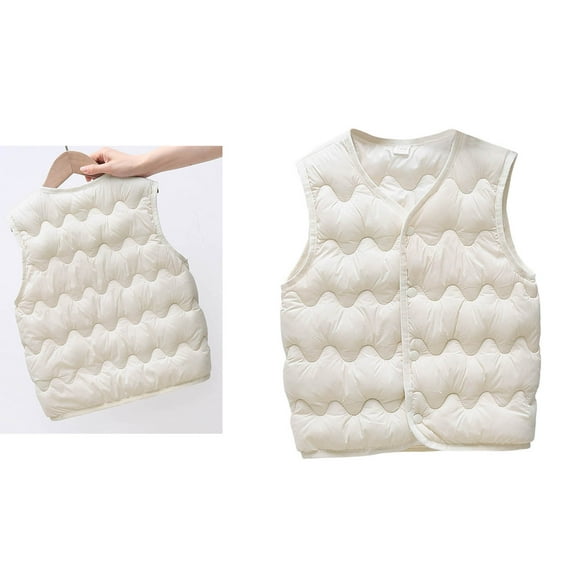 Kids Girls Boys Puffer Vest Boys Vest Lightweight Button Down Cute Jackets Sleeveless Kids Boy Jacket 6-7 Years
