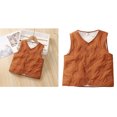thumbnail image 1 of Kids Girls Boys Puffer Vest Kids Boys Winter Vest Light Weight Down Vest with Button Down Puffer Jacket Sleeveless Winter Down Vest 4-5 Years, 1 of 4