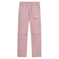 thumbnail image 1 of Kids Girls Boys Snow Pants Waterproof Fleece Velvet Lined Casual Trousers Elastic Waist Solid Color Windproof Outdoor Pants Pink XL, 1 of 4