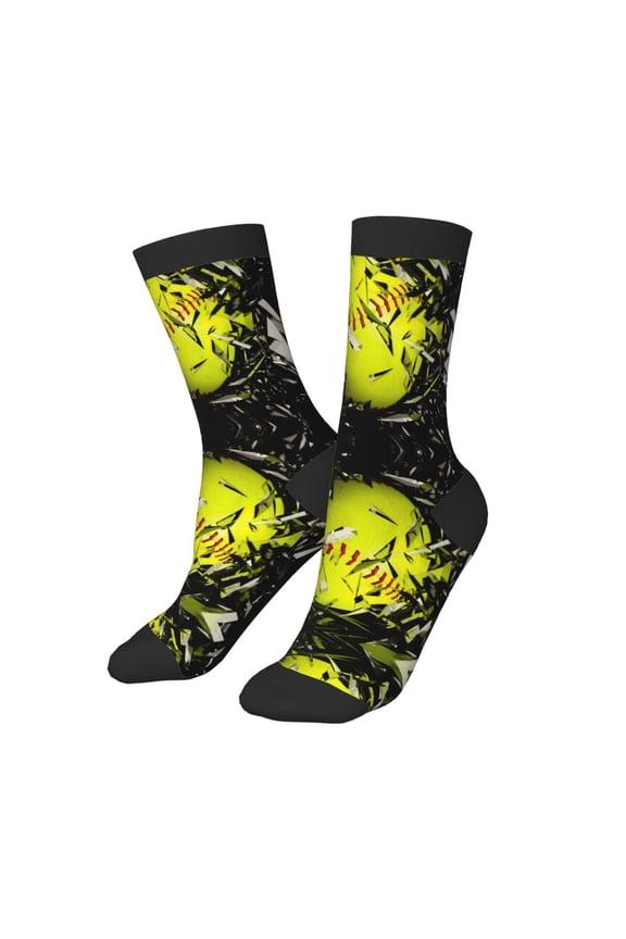 Kids Girls Boys Socks - Ball Comfort Breathable Crew Socks for Boys Girls Kids, Soft Athletic Running Socks for Boys Socks 6-10 Years Old