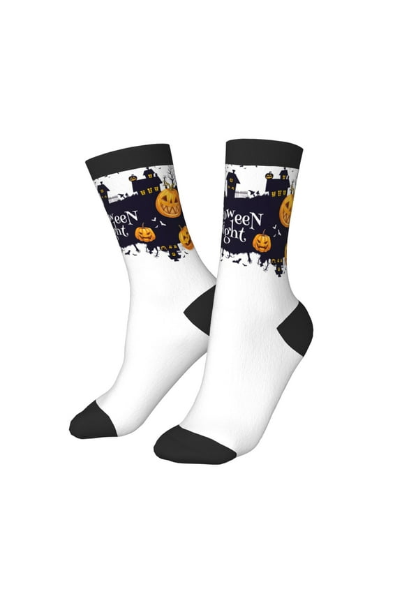Kids Girls Boys Socks - Halloween Happy J k Comfort Breathable Crew Socks for Boys Girls Kids, Soft Athletic Running Socks for Boys Socks 6-10 Years Old