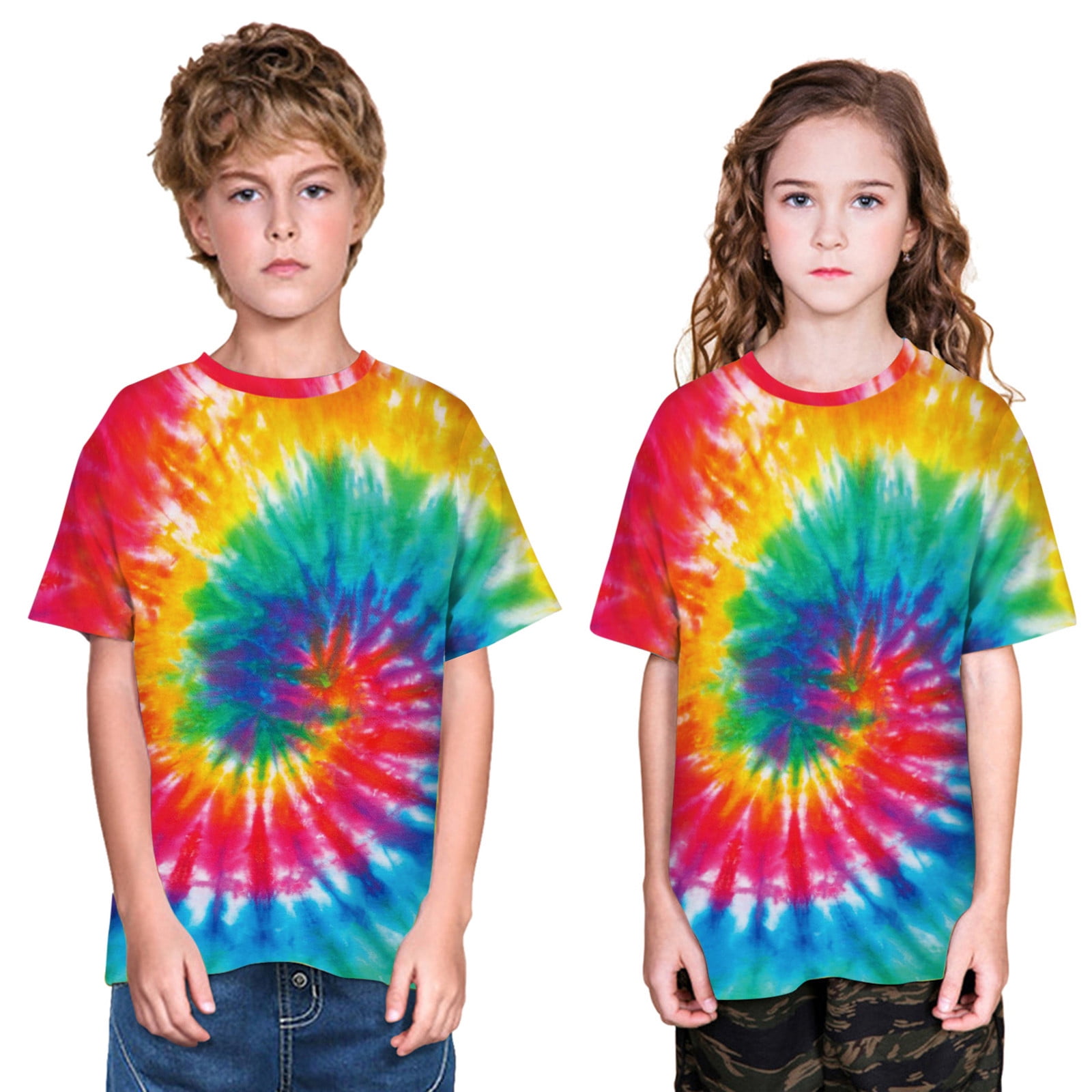 KIDS CROPPED EMBROIDERED TEE WITH TIE 4-10 LISBON LULLABY main image 1