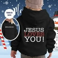 thumbnail image 1 of Kids Girls Boys Trust in the Lord Hoodies Letter Print Christian Sweatshirt Long Sleeves Cute Oversize Pullover Fashion Winter Clothes for Kid Girls Boys 3-4 Years, 1 of 3
