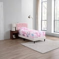 thumbnail image 1 of Twin Size metal platform bed frame no box spring white for bedroom, 1 of 5