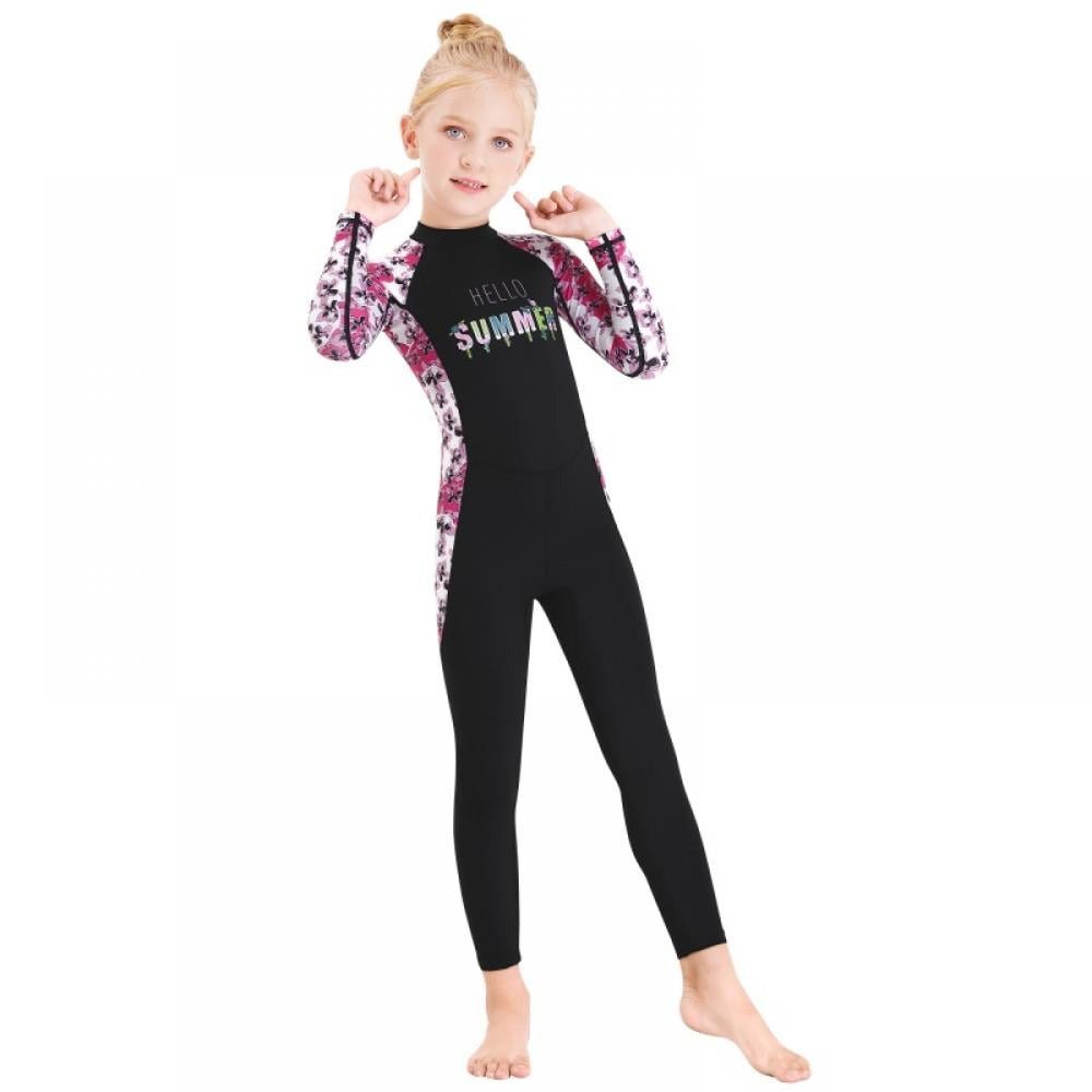 2.5mm Kids Wetsuit Neoprene Keep Warm UV Protection Snorkeling Kids Wetsuit  Shorts Swimwear Surf Suit for Girls Youth Teen Toddler Child S 