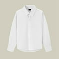 thumbnail image 1 of Kids Girls Button Down Shirts Boys Formal Shirt Boys White Button Down Shirt Uniforms for Boys 120 Kids Clothes, 1 of 7