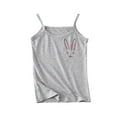thumbnail image 1 of Kids Girls Camis Cute Rabbit Print Undershirts Soft Breathable Tank Top, 1 of 3