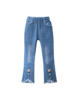 Big/Little Girl Skinny Jeans Super Soft Stretchy Stylish Knit Slim Fit  Comfy Casual Pants