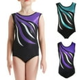 thumbnail image 1 of Kids Girls Child Sleeveless Leotard Ballet Bodysuit One-Piece Gymnastics Dancewear, 1 of 12
