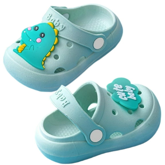 Kids Girls Clogs Garden Shoes Baby Toddler Slides Cartoon Sandals Beach Pool Slipper