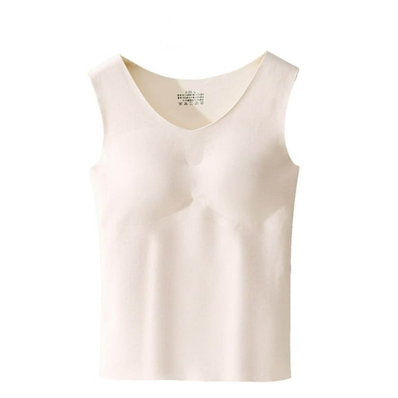 Kids Girls Cotton Thermal Fleece Lined Underwear Tops Cami Tank Top Warm Base Layer Vest