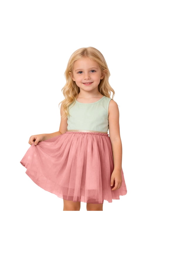 Kids Girls Dance Party Skirt - Solid Color Ballet Tutu, Professional Gymnastics Practice Skirt for Performance and Daily Class