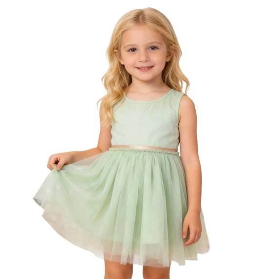 Kids Girls Dance Party Skirt - Solid Color Ballet Tutu, Professional Gymnastics Practice Skirt for Performance and Daily Class