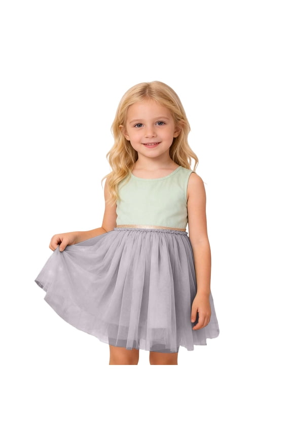 Kids Girls Dance Party Skirt - Solid Color Ballet Tutu, Professional Gymnastics Practice Skirt for Performance and Daily Class