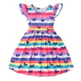 thumbnail image 1 of Kids Girls Dress Casual Dinosaur Summer Outfits Toddler Baby Tutu Skirt Sundress Party Dresses 1-8 Years, 1 of 11
