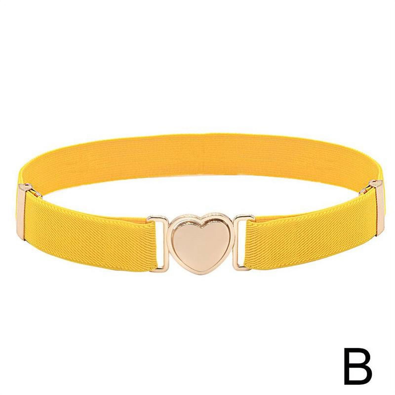 Kids Girls Elastic Belts Adjustable Waist Belt Teen Dresses Pants Belts