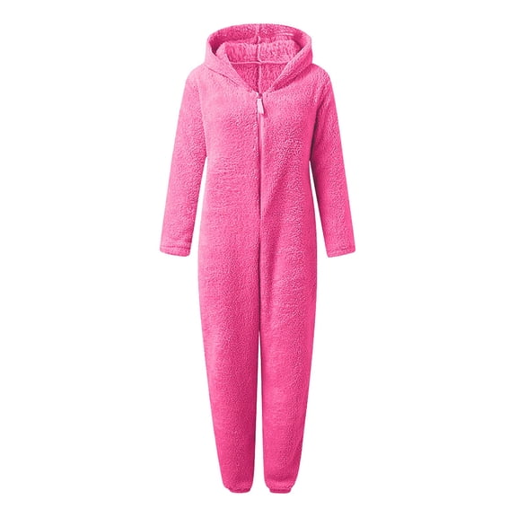 Kids Girls Jumpsuit - Warm Windproof Long Sleeve Bear Hooded Jumpsuit Kids Boy Winter Clothes Cute Toddler Clothes 7-8 Years