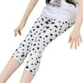 thumbnail image 1 of Kids Girls' Floral Printed Capri Tights Leggings Summer Cropped Pants High Waist Yoga Leggings for Kids Height 80-130 cm, 1 of 4