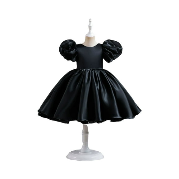 Kids Girls Flower Vintage Lace Princess Long Dress Tulle Pageant Formal Party Wedding Floor Dance Evening Gown