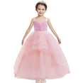 thumbnail image 1 of Kids Girls Glinda Cosplay Bubble Dress Movie Fan Birthday Xmas Gift, 1 of 6