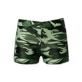 thumbnail image 1 of Kids Girls Gymnastics Shorts Athletic Workout Sports Yoga Booty Shorts Activewear Green 8-10, 1 of 6