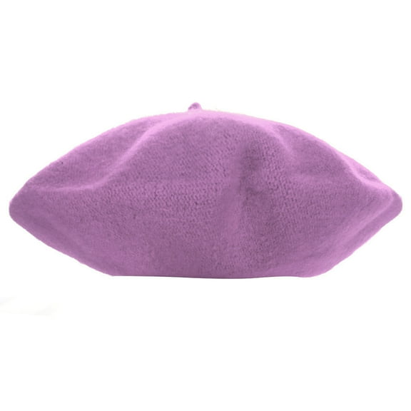 Kids Girls Hat Dome Beret Purple Adult Hat French Hats Little Girls Stretch French Large Hats Women Apparel Mauve Women 1930's Girl Goofy Movie Mime Hat Polyester French Barrette Hat Little Girl