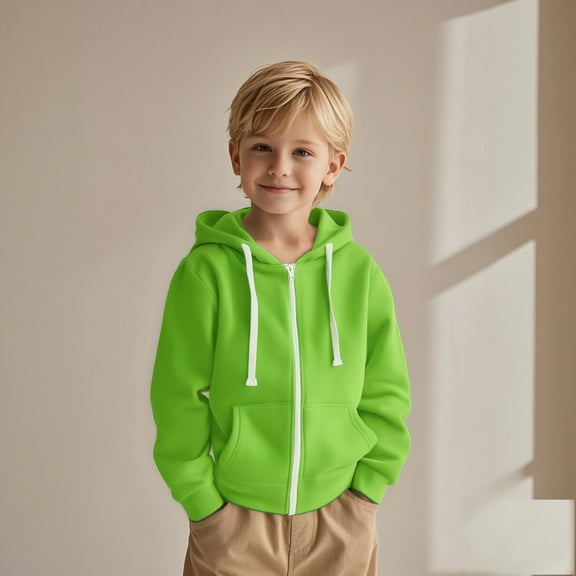 Kids Girls Hoodie Green Hoodies Long Sleeve Pullover Tops Fall Clothes Toddler Girl Clothes 3T