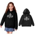 thumbnail image 1 of Kids Girls Hoodie Jesus Graphic Hoodies for Juniors Long Sleeve Hooded Sweatshirt Top Winter Clothes Girls Sweatshirts Size 12-13 Years, 1 of 4