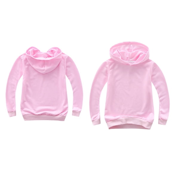 Kids Girls Hoodie Kids Pink Hooded Lightweight Long Sleeve Hoodies Warm Fall Winter Clothes Little Boy Clothes 4-5 Years
