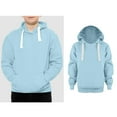thumbnail image 1 of Kids Girls Hoodie Kids Sky Blue Hooded Long Sleeve Pullover Hoodie Sweatshirt Warm Fall Winter Clothes Baby Girls Clothes 7-8 Years, 1 of 9