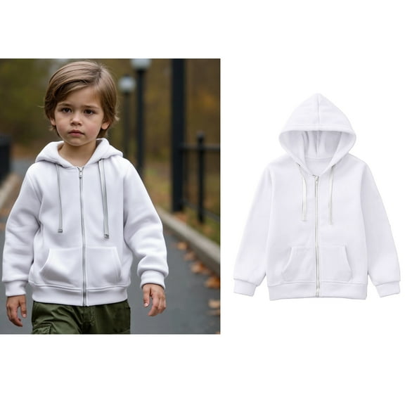 Kids Girls Hoodie Kids Zip up Hooded Lightweight Long Sleeve Hoodies Fall Clothes Baby Girls Clothes 6-7 Years