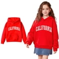 thumbnail image 1 of Kids Girls Hoodies Casual Long Sleeve Classic Hoodie Letter Graphic Hoodies kids Fall Clothes Little Girls Clothes Size 9-10 Years, 1 of 4