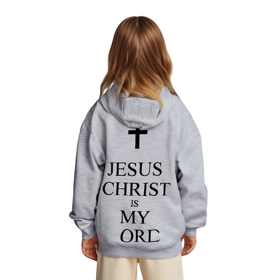Kids Girls Hoodies Christian Sweatshirt Long Sleeve Graphic Sweatshirt Warm Oversize Pullover Top Cute Clothes Teen Outfits for Girls 9-10 Years Trendy Cute Boy Girl Clothing