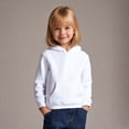 thumbnail image 1 of Kids Hoodies Boys Kids White Hoodie Long Sleeve Pullover Tops Winter Clothes Girls Clothes Size 6-8 Years, 1 of 5