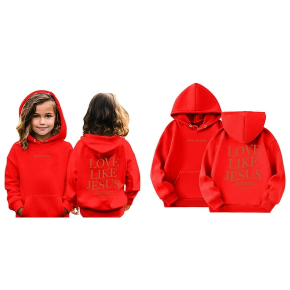 Kids Girls Hoodies Trust in the Lord Hoodies Long Sleeve Graphic Sweatshirt Comfy Loose Pullover Top Cute Sweatshirts Boys Outfits Size 4-5 Years Cute Boy Girl Clothing