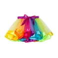 thumbnail image 1 of Kids Girls Layered Ballet Rainbow Tutu Skirt Party Mesh Tulle Dance Skirt Outfits, 1 of 6
