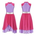 thumbnail image 1 of Kids Girls Lyrical Sleeveless Liturgical Celebration Praise Ballet Dance Dress Overlay, 1 of 7