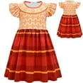 thumbnail image 1 of Kids Girls Mirabel Dress Short Sleeve Cosplay Halloween Cosplay Fancy Party Dress Up Outfits 3-9T, 1 of 7