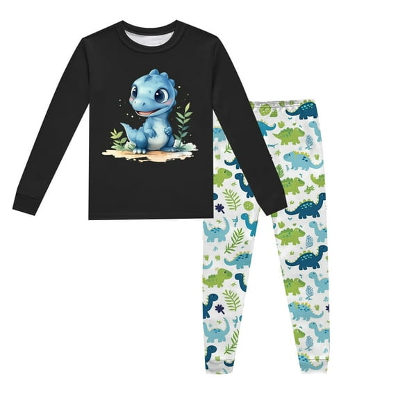 Kids Girls' Pajama Sets Animal Button Down Homewear Set Girls' Fashion Pajamas Set Pajamas For Boys Size 8T Cute Boy Girl Clothing