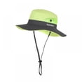 thumbnail image 1 of Kids Girls Ponytail Summer Sun Hat Wide Brim UV Protection Bucket Cap, 1 of 7