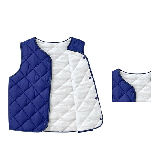 Kids Girls Puffer Vest Cotton Girls' Outerwear Vests Winter Clothes Girls Size 4-5 Years Clothes