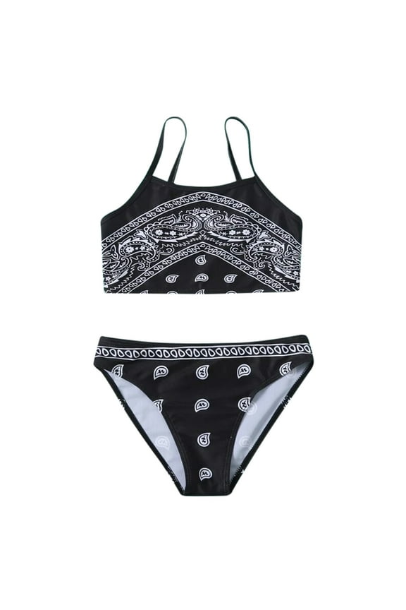 Kids Girls Ruffles Summer Swimwear Swimsuit Bikini Outfits Swimsuit Bottoms for Girls Girl 3 Piece Bathing Suit Kids Bikini Swimsuits Bathing Suits Kids Swimsuit Toddler