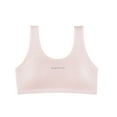 thumbnail image 1 of Kids Girls Seamless Training Bras Solid Color Soft Double Layer on Chest Sports Bras Lightweight Breathable Teens Underwear 10-14 Years, 1 of 5