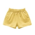 thumbnail image 1 of Kids Girls' Shorts Athletic Elastic Waist Shorts Girl Summer Outfits Baby Clothes for Girls 5-6 Years Girls Clothes, 1 of 3