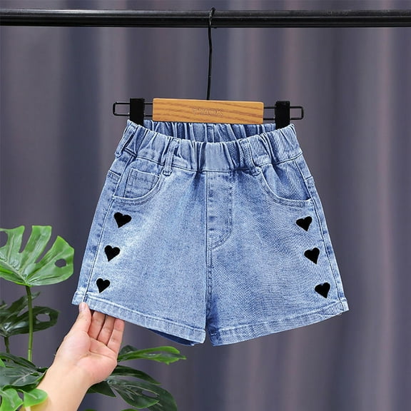 Kids Girls' Shorts Teen Girl Jeans High Waist Denim Shorts Summer Clothes Girls Girl Clothes 8-9 Years