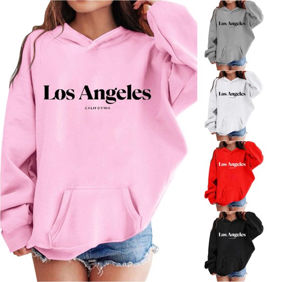 Kids Girls Sports Shirt Boy Girl Casual Hoodie Pullover Hooded Sweatshirt with Pocket Suitable for Girls Boys Girl Sweatshirts for Junior Clothes Boys Designer Sweatshirt Girl Sweater Zip up Hoodie