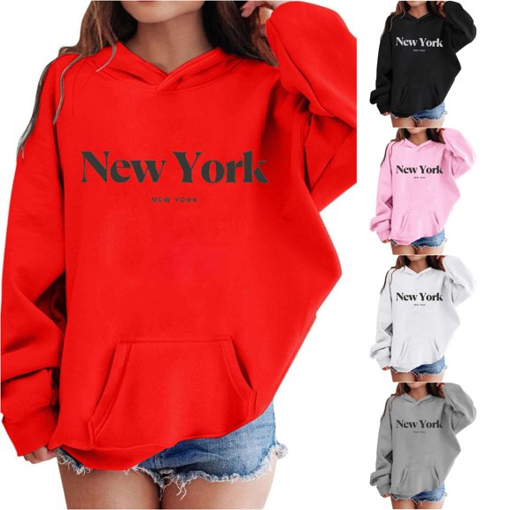 Kids Girls Sports Shirt Boy Girl Casual Hoodie Pullover Hooded Sweatshirt with Pocket Suitable for Girls Boys Zip up Jacket Fend Hoodie Lined Hoodie Toddler Girl Boy Winter Clothes Hoodies for Boys